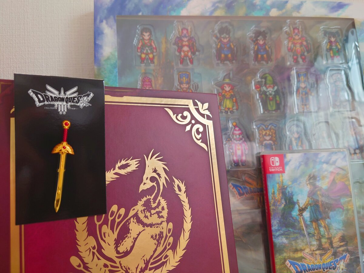 ドラゴンクエスト Ⅰ Ⅱ III キャラクターアクリルブロック