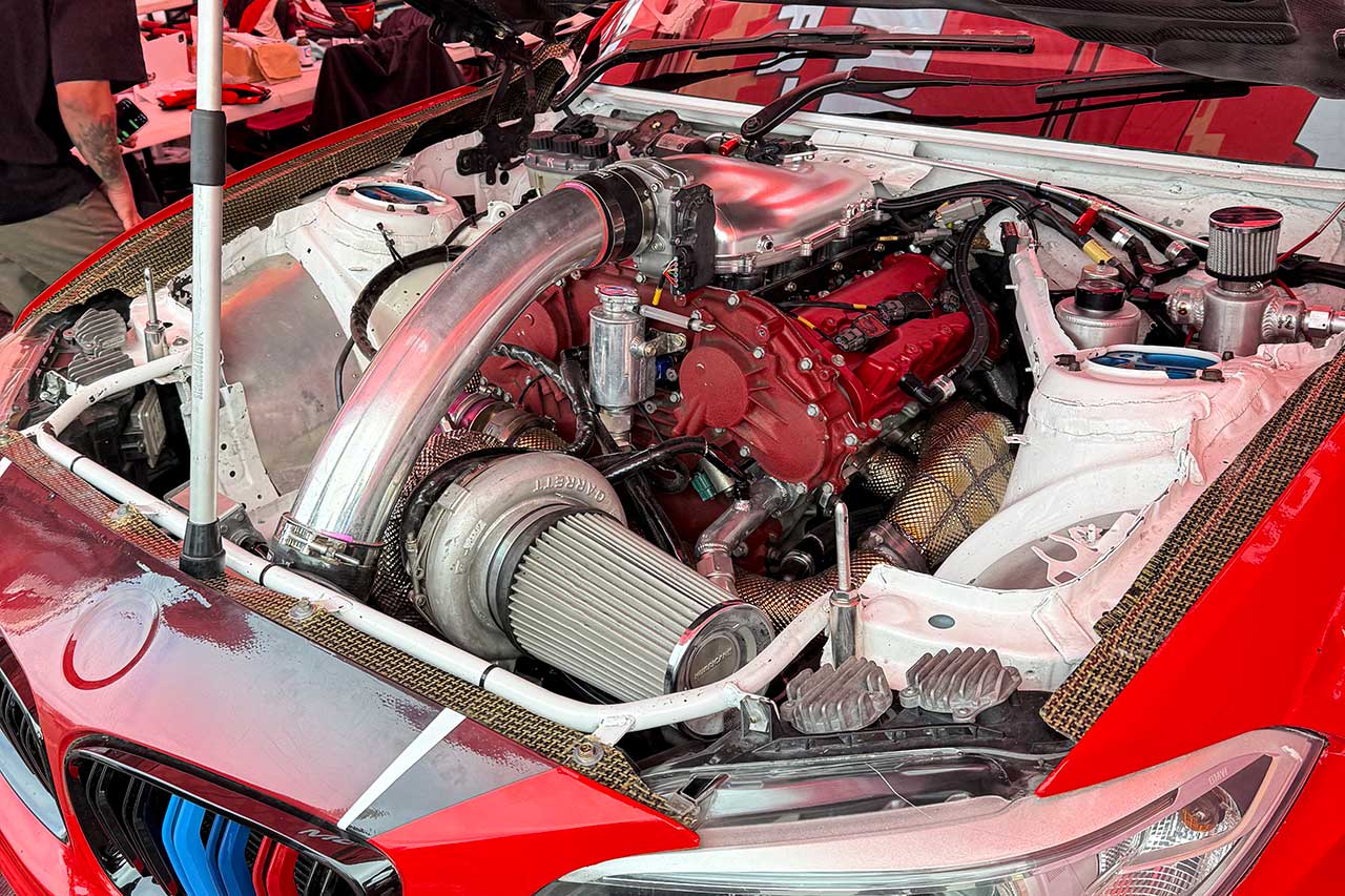 BMW×VR38、トヨタ86×2JZなどのマシンメイクに注目。のむけんも興味