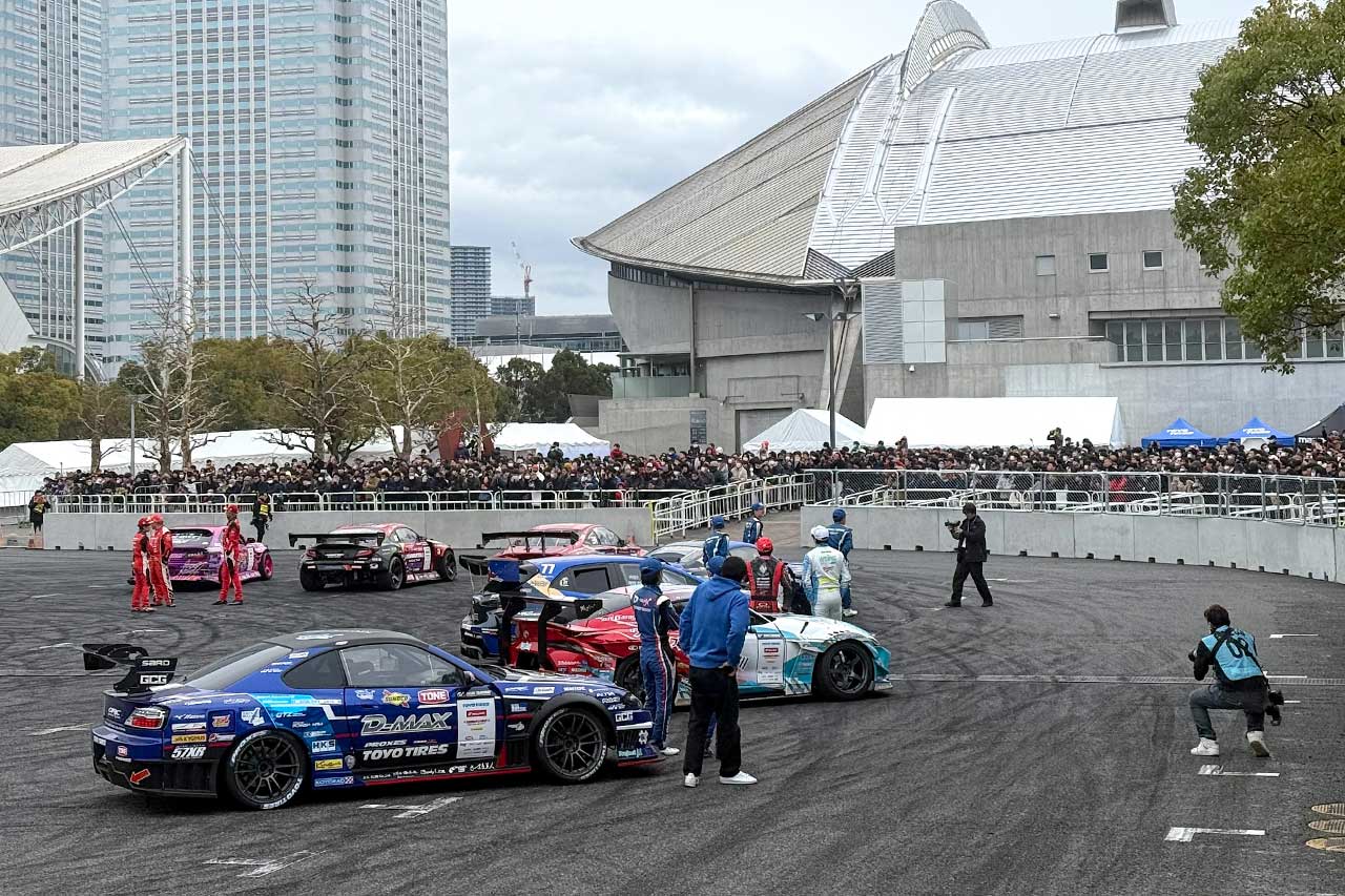 大盛況に終わった東京オートサロン2025でのD1GPキックオフドリフトでD