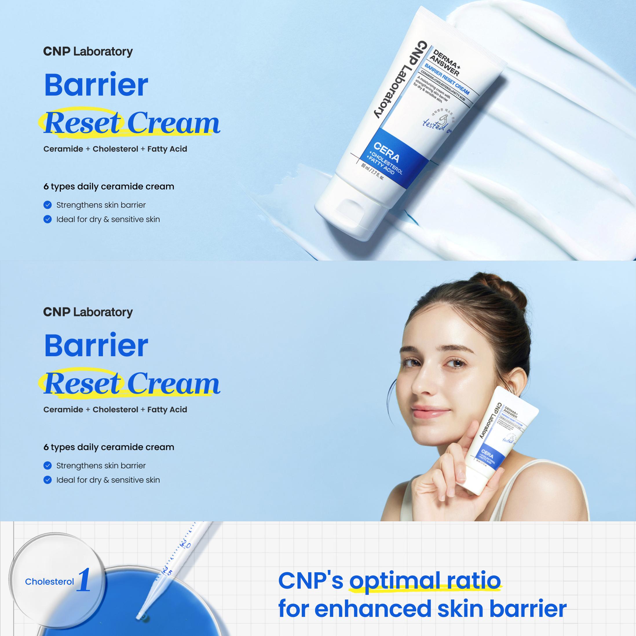 CNP Derma Answer Barrier Reset Cream 80ml Double Pack | OLIVE