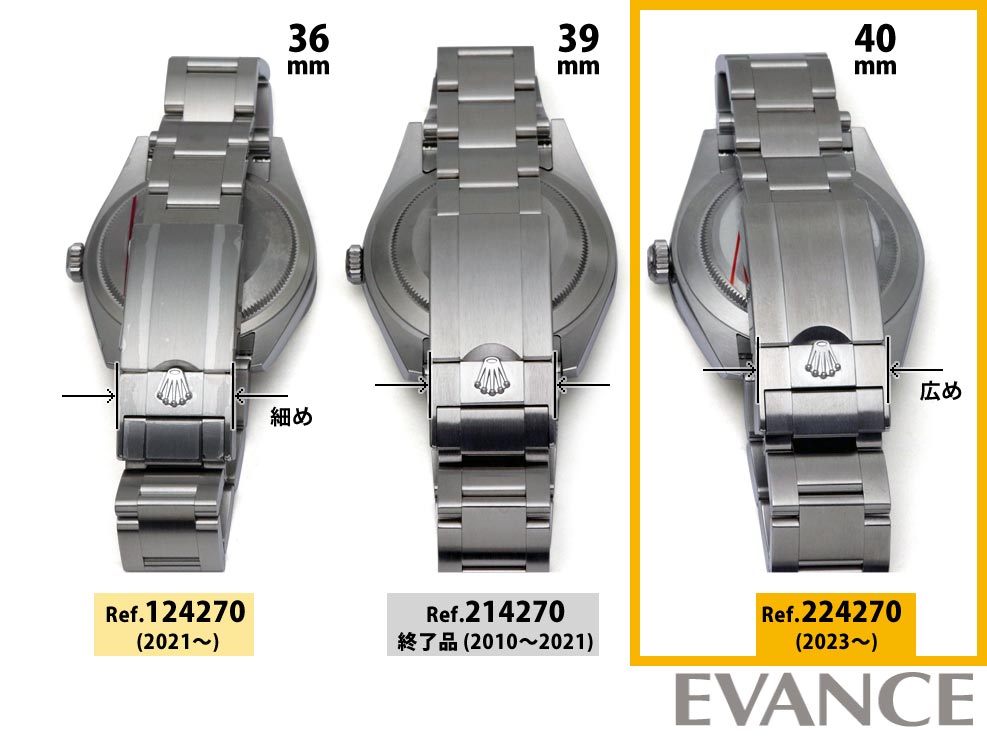 モデル型番解説：Ref.224270（ロレックス エクスプローラー 40） 銀座