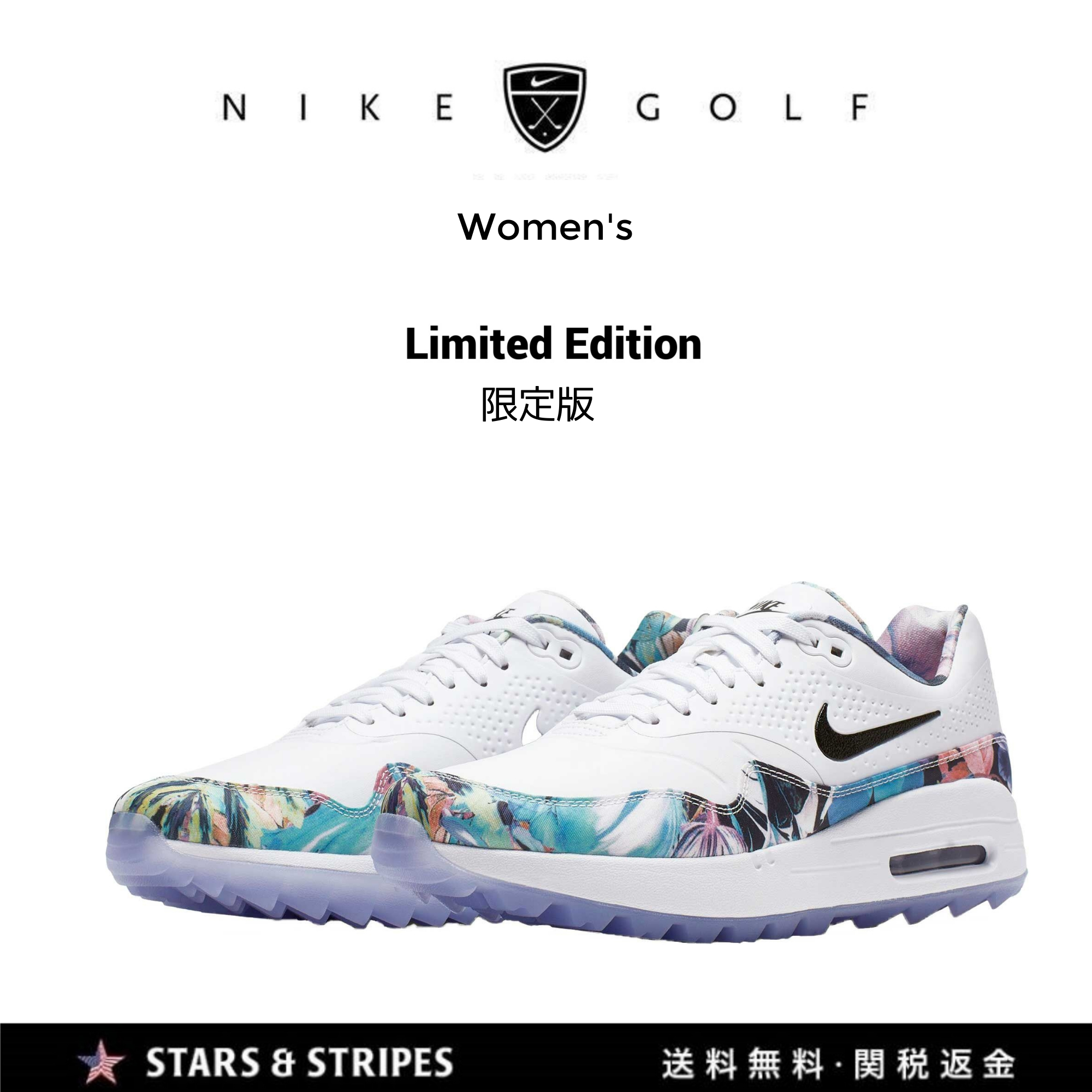 限定版 日本未販売 Nike AIR MAX 1 G NRG 女性用ゴルフシューズ (Nike