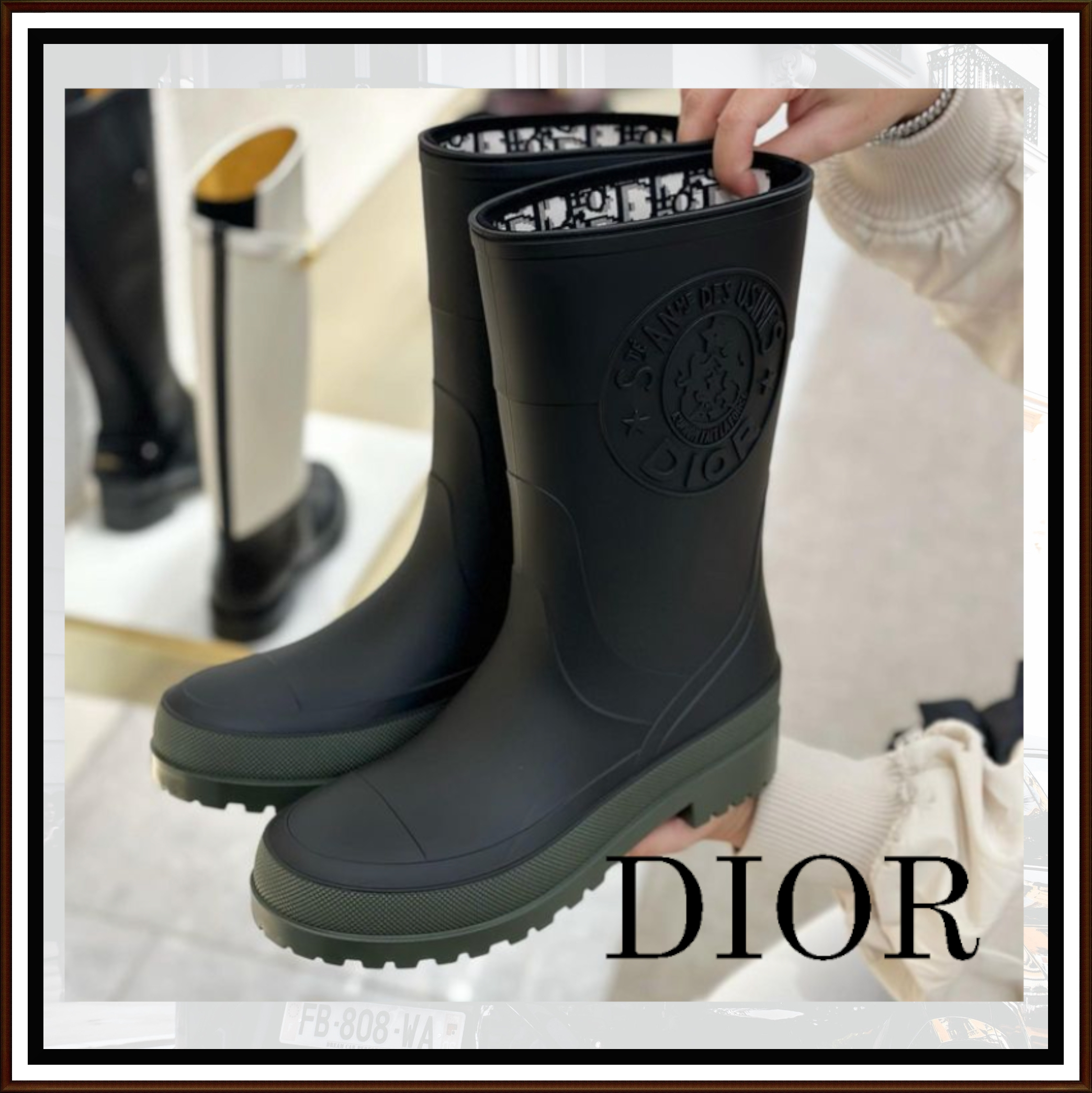 安心・安全の国内配送♪】☆ディオール☆レインブーツ (Dior/レイン