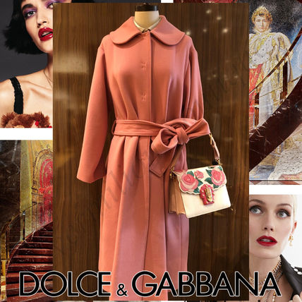 ピンク系 Dolce & Gabbana(ドルチェ&ガッバーナ) コート(レディース