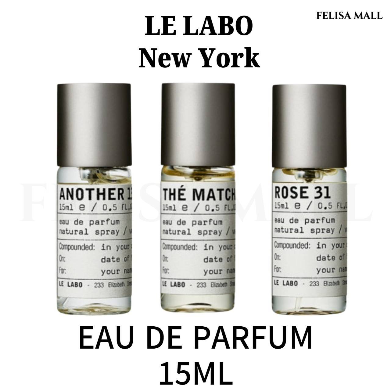 LE LABO] ANOTHER 13[全種類] EAU DE PARFUM 15ML ☆追跡あり (LELABO