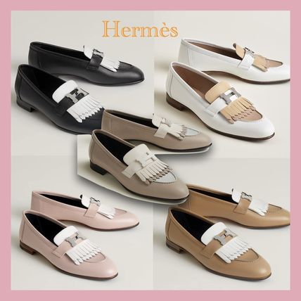 モカシン ピンク系 HERMES(エルメス) 靴・シューズ(レディース
