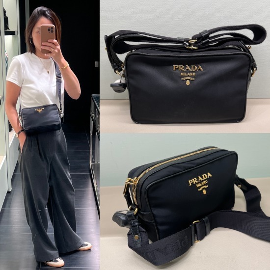 セール】PRADA プラダ ナイロン ショルダーバッグ 1BH089 (PRADA