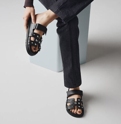 スリッパ HERMES(エルメス) サンダル・ミュール(レディース