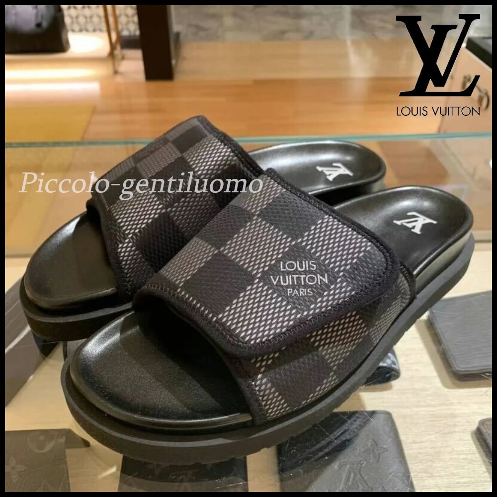 快適な履き心地♪】ルイヴィトン サンダル ダミエ (Louis Vuitton