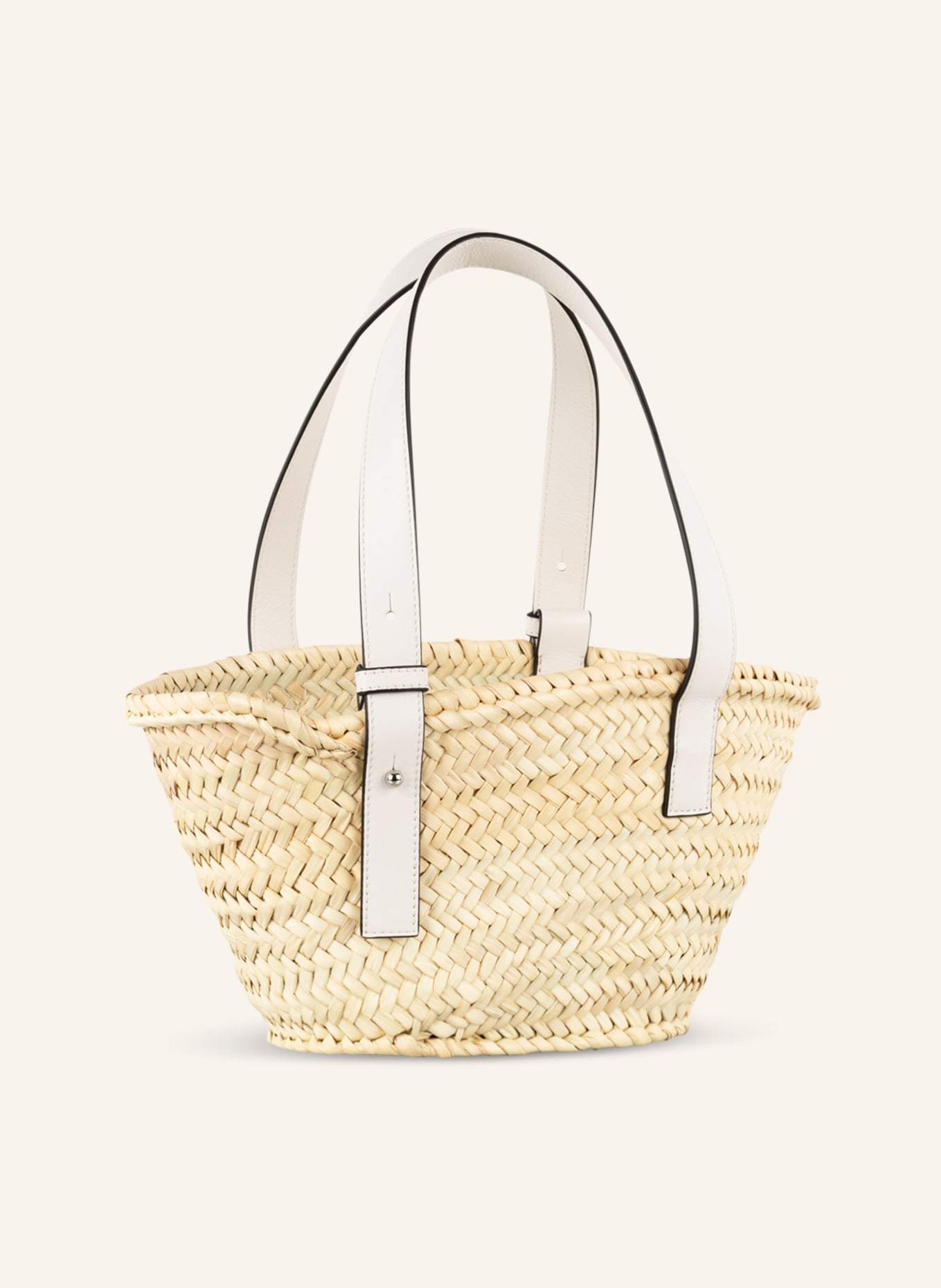 LOEWE】ロエベ バスケットバッグ スモール ラフィア&カーフ (LOEWE