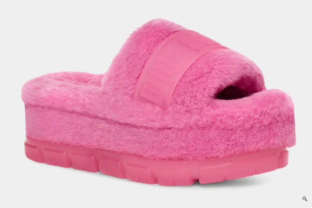 SALE【厚底ふわふわ】アグUGG Fluffita Clearスリッパサンダル (UGG