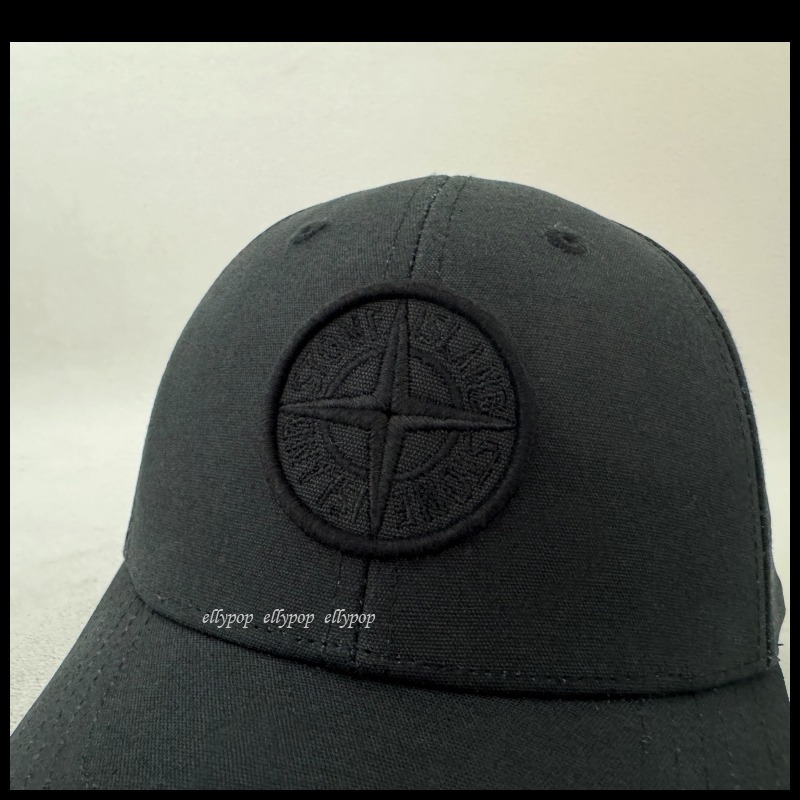 STONE ISLAND Cap Black ストーンアイランド キャップ 帽子 (STONE