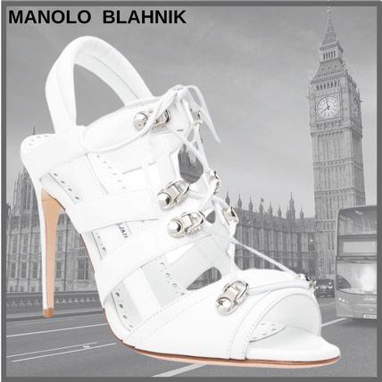 レースアップサンダル Manolo Blahnik(マノロブラニク) サンダル