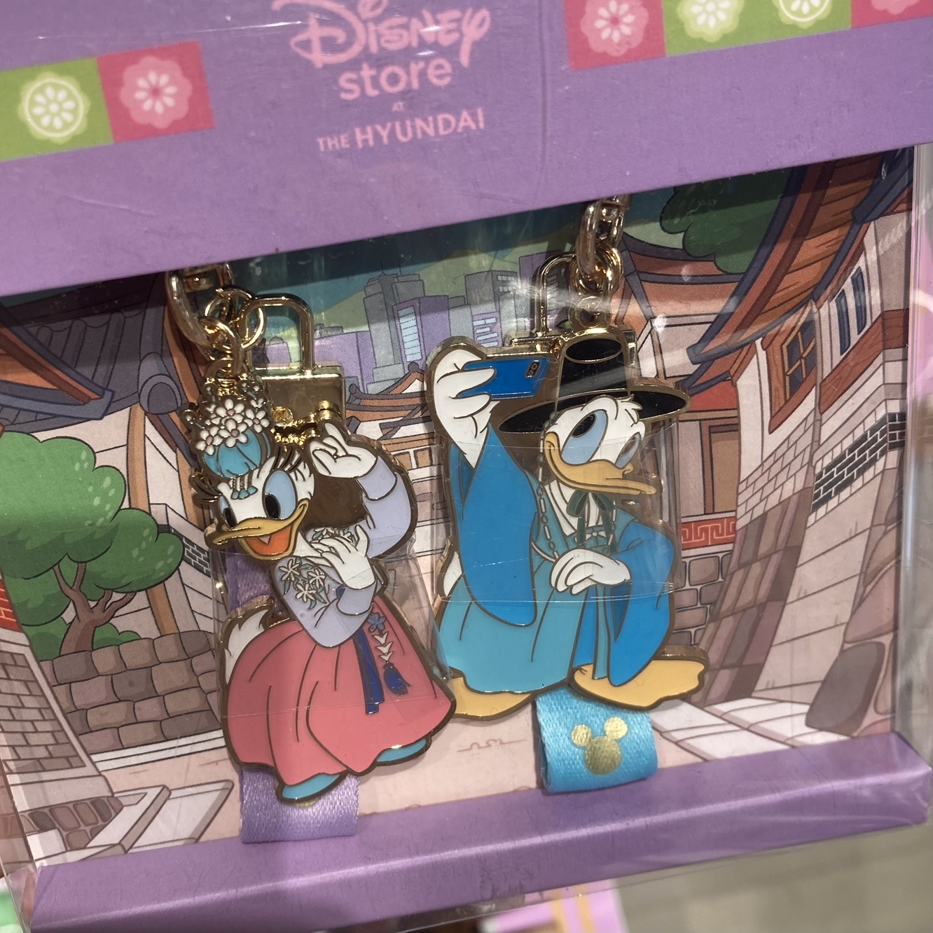 韓国限定☆韓服ミッキーINソウル・キーホルダー ドナルド (Disney