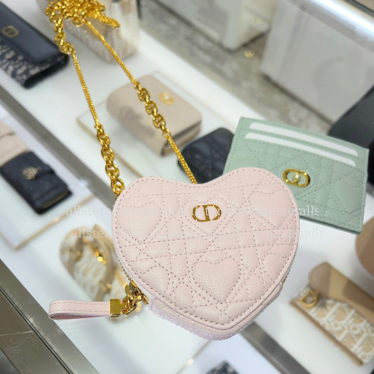 DIOR】ディオール ハートチェーン ショルダーバッグ (Dior/ショルダー