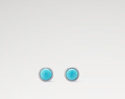 ブルー（青）系 Louis Vuitton(ルイヴィトン) ピアス(メンズ