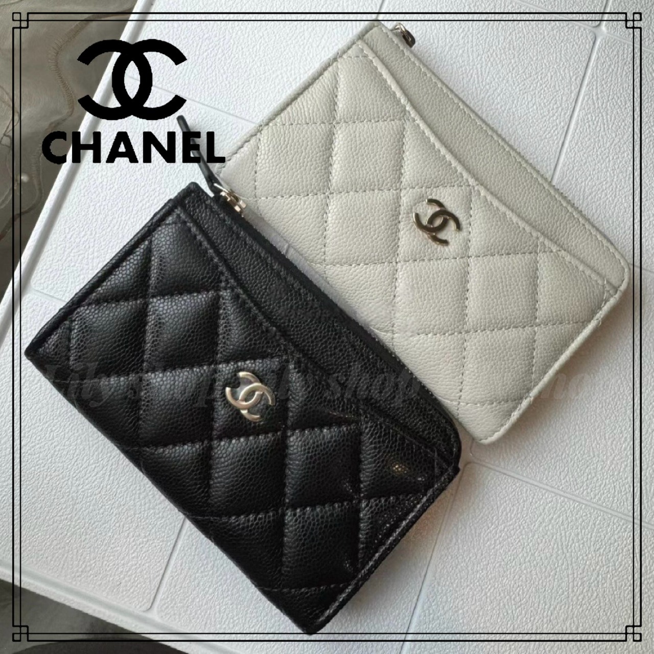 お札やコインがしっかり入る!【CHANEL】フラグメントケース (CHANEL