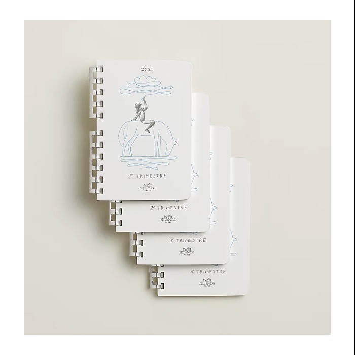 注目！【HERMES】季刊 PM カレンダー リフィル 2025 (HERMES/手帳