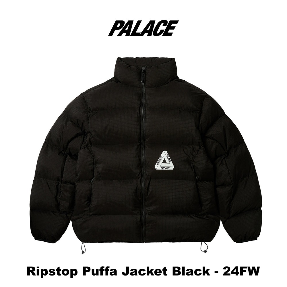 Palace】 Ripstop Puffa Jacket Black - 24FW (Palace Skateboards