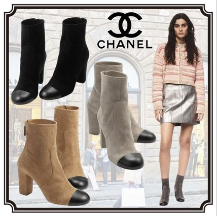 スエード CHANEL(シャネル) ブーツ(レディース) - ブランド通販のBUYMA