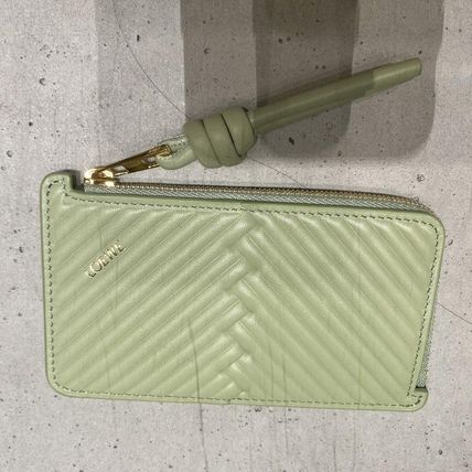グリーン（緑）系 LOEWE(ロエベ) カードケース・名刺入れ(レディース
