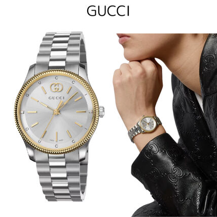 ゴールド（金色）系 GUCCI(グッチ) 腕時計(レディース) - ブランド通販