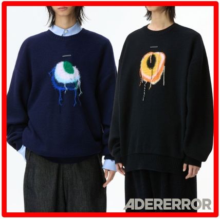 ネイビー（紺）系 ADERERROR(アーダーエラー) ニット・セーター(メンズ