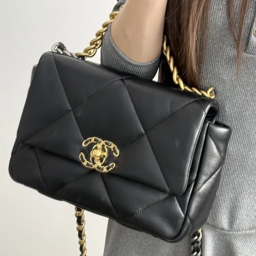 CHANEL シャネル バッグ ハンドル チェーン パール キルティング