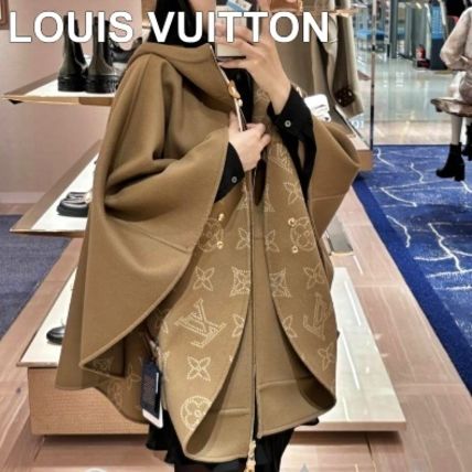 かわいい》Louis Vuitton リバーシブルポンチョ (Louis Vuitton