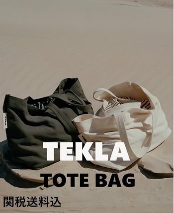 キャンバス トートバッグ ホワイト（白）系 TEKLA(テクラ) - ブランド