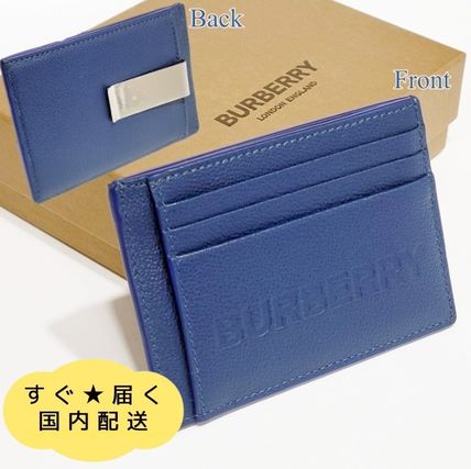 ブルー（青）系 Burberry(バーバリー) カードケース・名刺入れ(メンズ