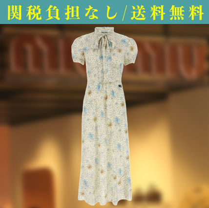 花柄 MiuMiu(ミュウミュウ) ワンピース・オールインワン(レディース