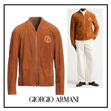 M GIORGIO ARMANI(ジョルジオアルマーニ) レザージャケット(メンズ