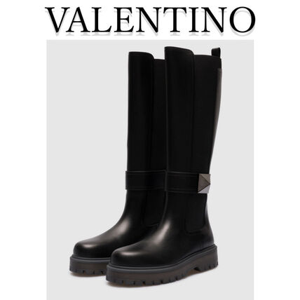 25.5cm VALENTINO(ヴァレンティノ) ロングブーツ(レディース) - 海外