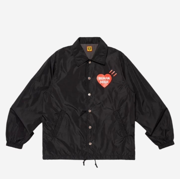 ☆HUMAN MADE☆COACH JACKET BLACK (HUMAN MADE/コーチジャケット