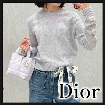 グレー（灰色）系 Dior(ディオール) ニット・セーター(レディース