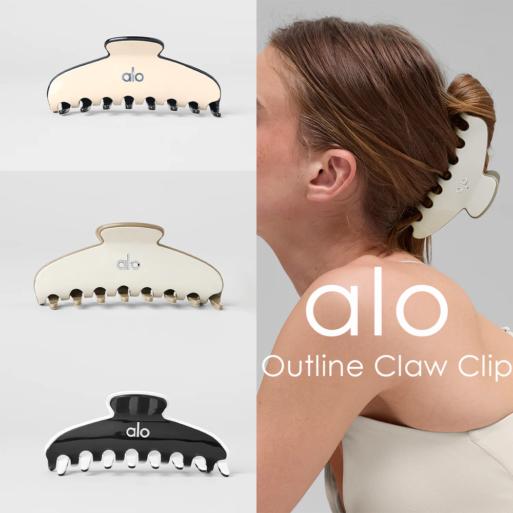 ALO Yoga/Outline Claw Clip クロークリップ ヘアクリップ (ALO Yoga