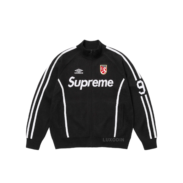 Supreme x Umbro】 Zip Up Sweater Black 25SS ☆正規品 (UMBRO
