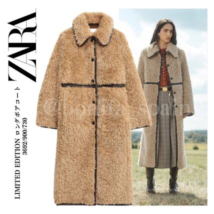 ZARA】限定品 LIMITED EDITION ロングボアコート (ZARA/コート