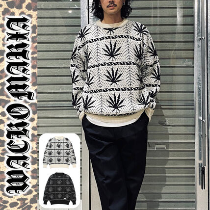 ブラック（黒）系 M WACKO MARIA(ワコマリア) ニット・セーター(メンズ