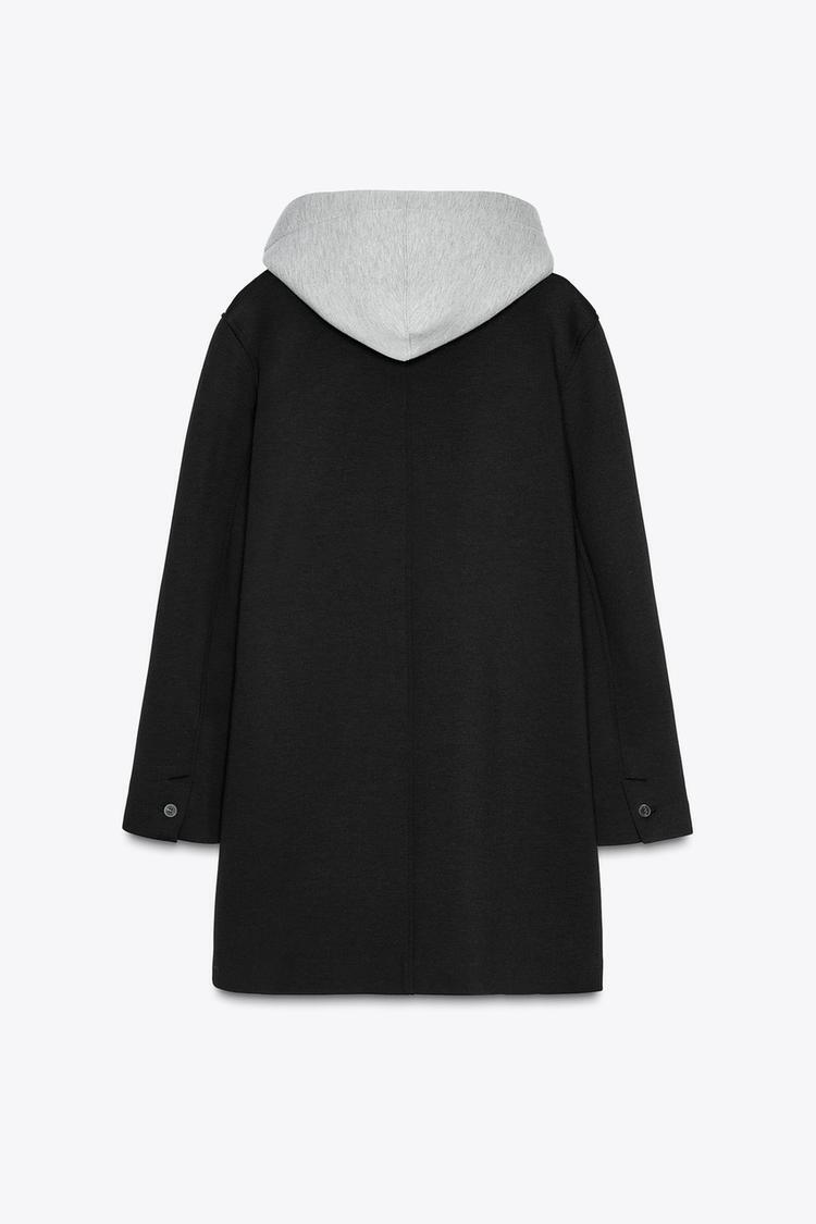 ZARA】コンビフードコート (ZARA/コート) 124316845【BUYMA】