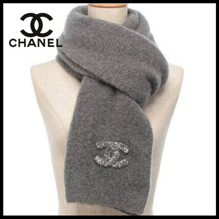 グレー（灰色）系 CHANEL(シャネル) マフラー・ストール(レディース