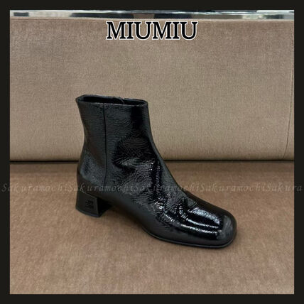 MiuMiu(ミュウミュウ) ショートブーツ・ブーティ(レディース