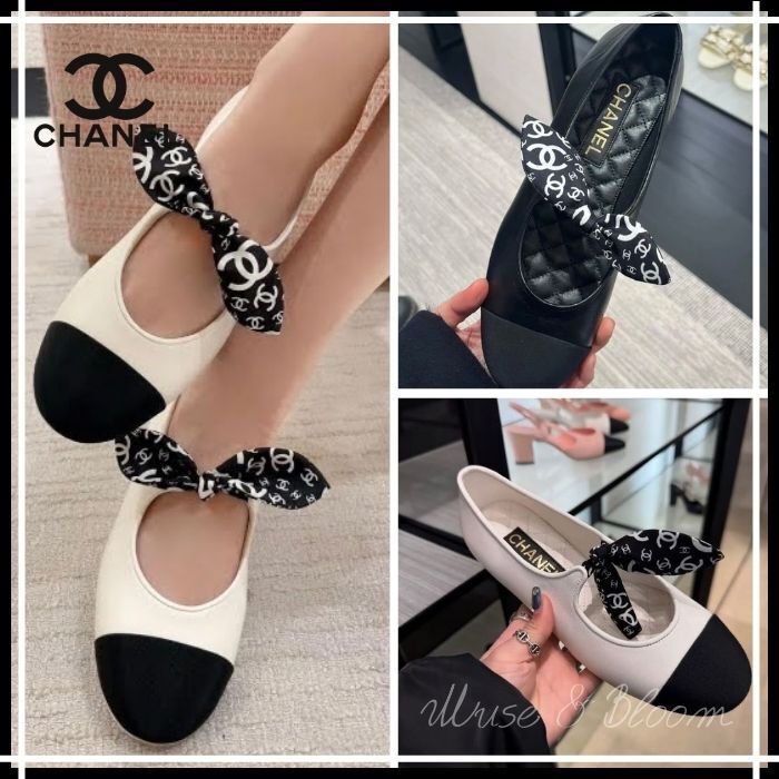 リボンが可憐な足元を演出♪【CHANEL】メリージェーン (CHANEL/バレエ