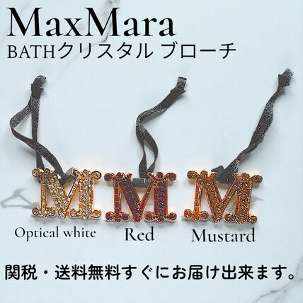 レッド（赤）系 Max Mara(マックスマーラ) ブローチ・コサージュ