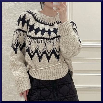 ベージュ系 L Dior(ディオール) ニット・セーター(レディース) - 海外