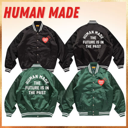 グリーン（緑）系 L HUMAN MADE(ヒューマンメイド) レザージャケット