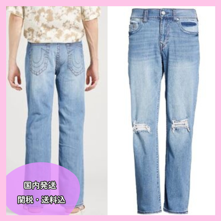 TRUE RELIGION トゥルーレリジョン ロゴ ストレートデニム