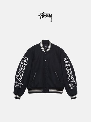 ブラック（黒）系 STUSSY(ステューシー) スタジャン(メンズ