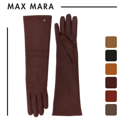 レザー（本革） Max Mara(マックスマーラ) 手袋(レディース